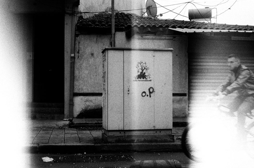 City street shot on 35mm film