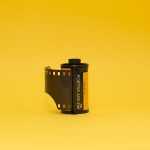 Kodak Portra 400 35mm film canister